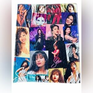 Selena Blanket Flannel Soft Sofa Bed Office Throw Retro 80’s 90’s Netflix Series